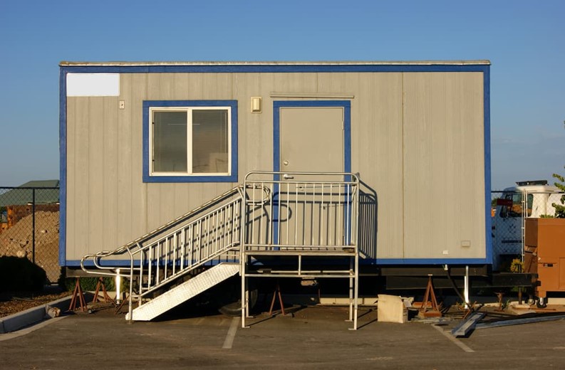 Site accommodation facilities cabin