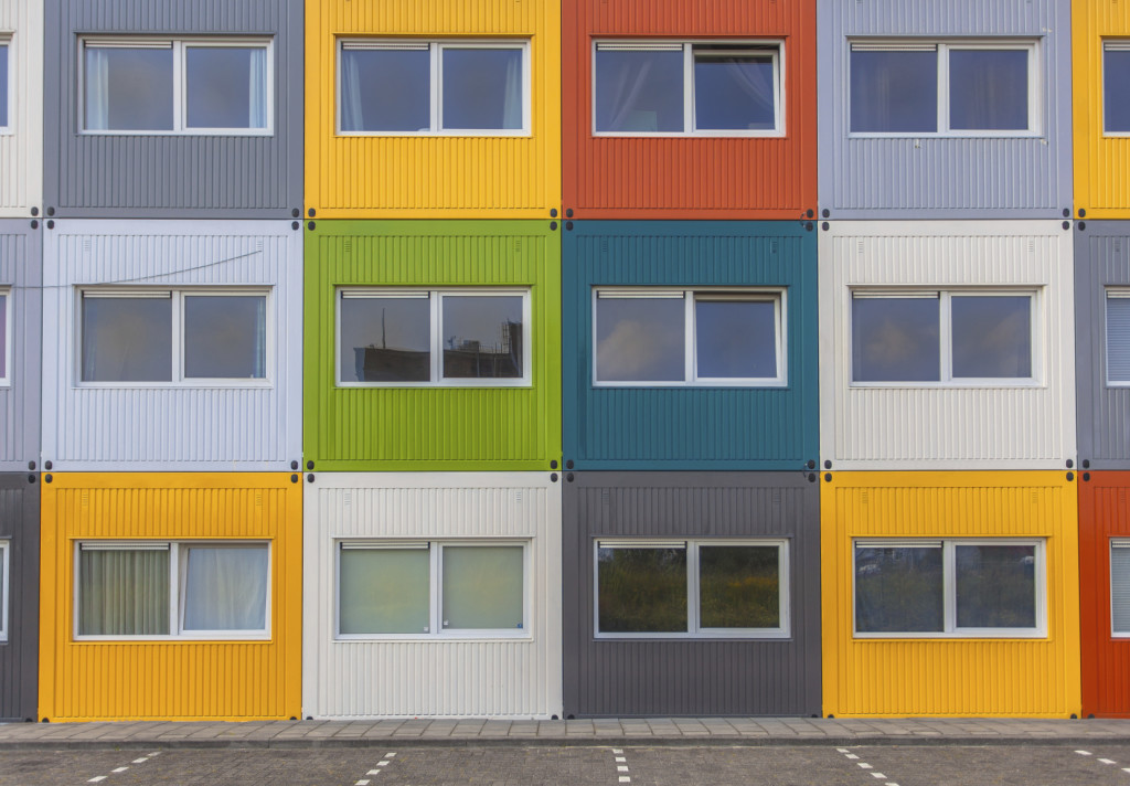 Colorful Apartment Building