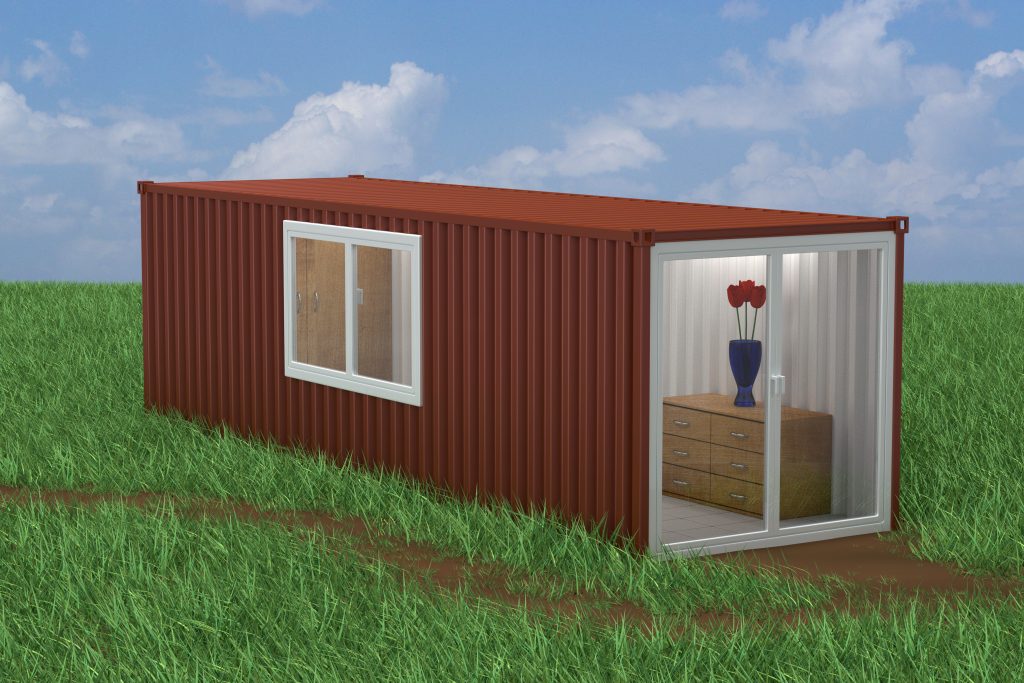 Container Converted into Garden Room
